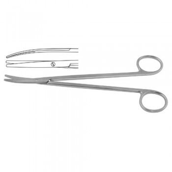 Metzenbaum-Fino Delicate Dissecting Scissor Curved - Blunt/Blunt Slender Pettern Stainless Steel, 18 cm - 7"